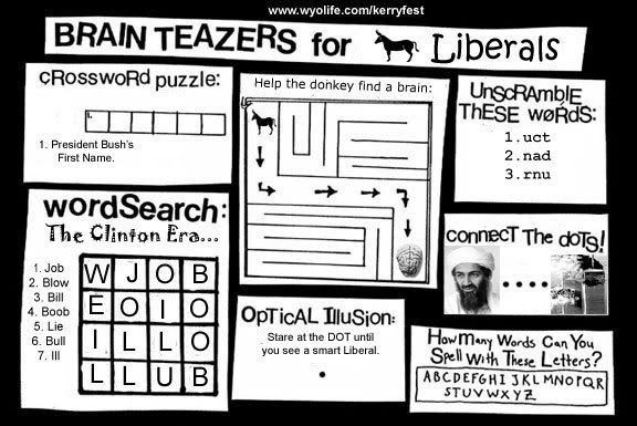 liberals brain photo: Brain Teasers For Liberals brainteasersforliberals.jpg