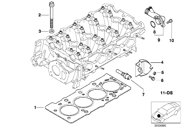 Bmw 318ti Engine Diagram. Part #9 in the first diagram