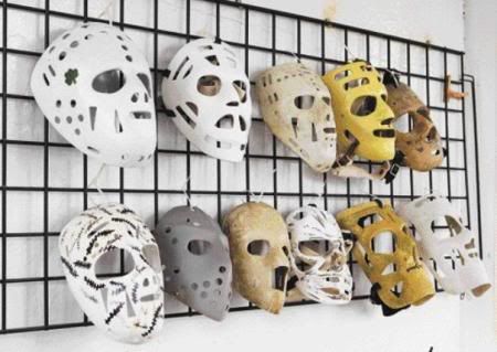 Blank Goalie Masks