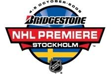 NHL Premiere 2008 Pit vs Ott in Stockholm Pictures, Images and Photos