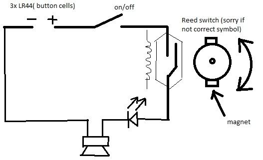 how to make buzzer only beep once. Circuit Diagram