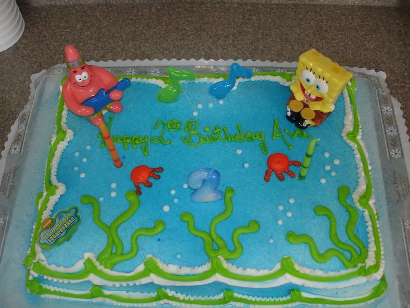 Cake for my brother. Picture are Czech cartoon characters - rabbits Bob and