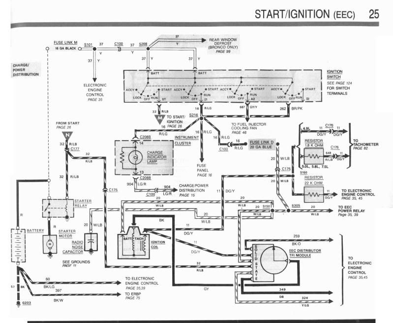 1991 Ford f350 wiring schematic #1