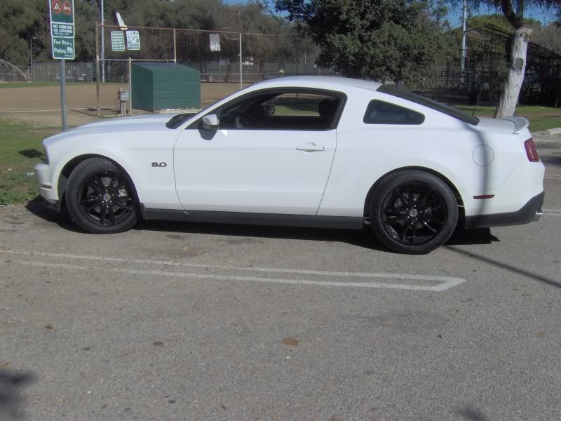 Black Rims Mustang