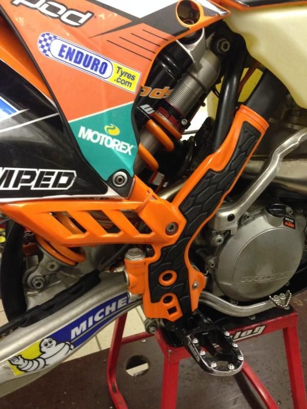 Acerbis X grip Frame guards / Factory look !! KTM Owners Forum
