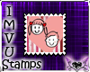 Love Couple Stamp Cat