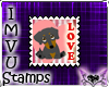 Love Doggie Stamp Cat