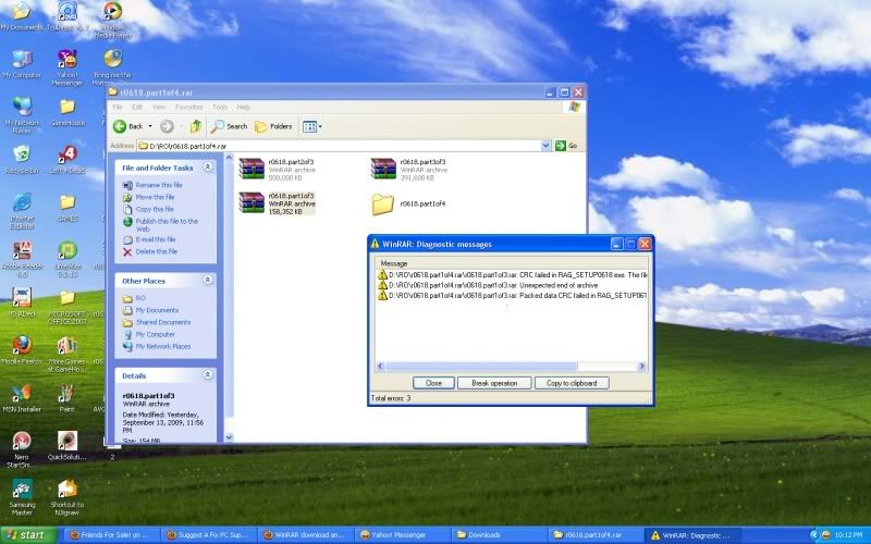 winrar diagnostic messages free download