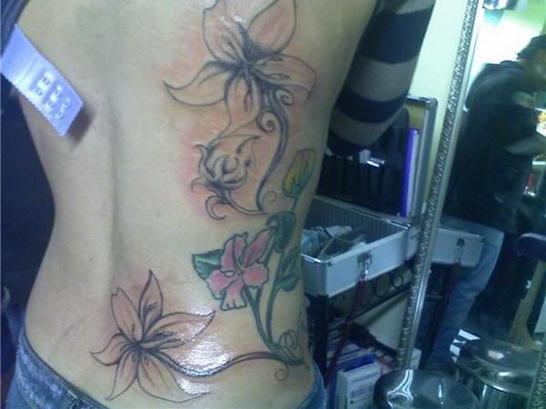 lily flower tattoo designs flower ankle tattoo designs