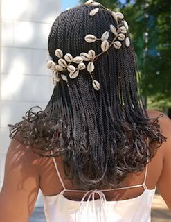 Braids w/a sea-shell head piece Pictures, Images and Photos