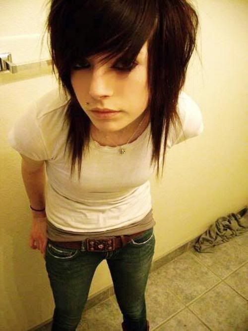 emo hair hairstyles. scene emo hair hairstyle black