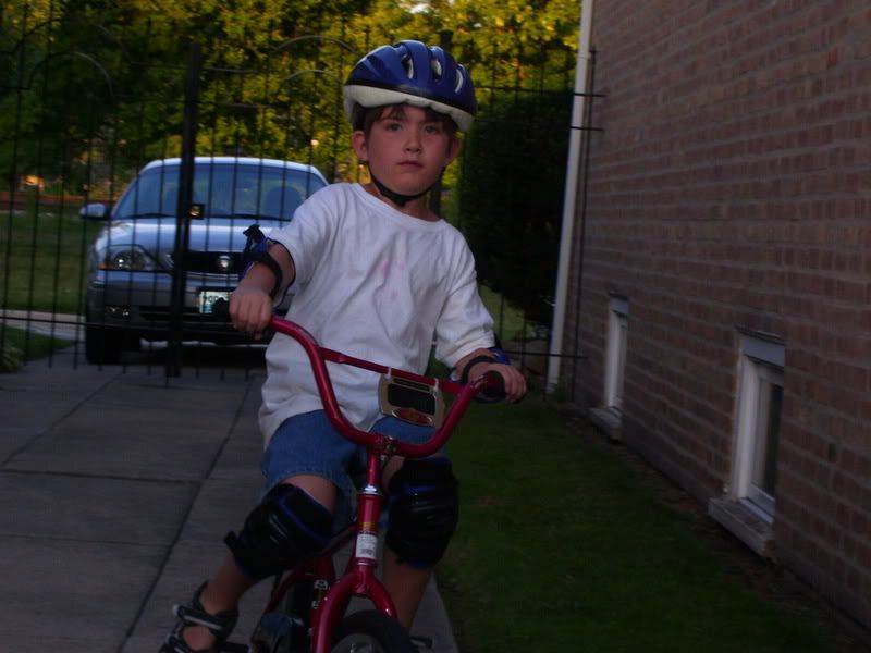 Nate riding a bike for the first time Pictures, Images and Photos