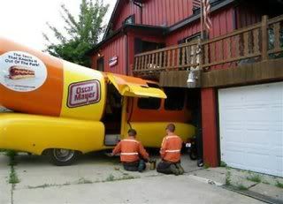 Wienermobile falls hard for Wisconsin house, but will it last?