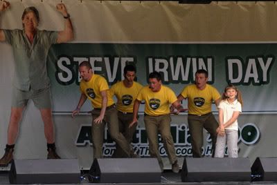Gossip Dancers on Steve Irwin Memorial Day At Australia Zoo Hot Momma Gossip