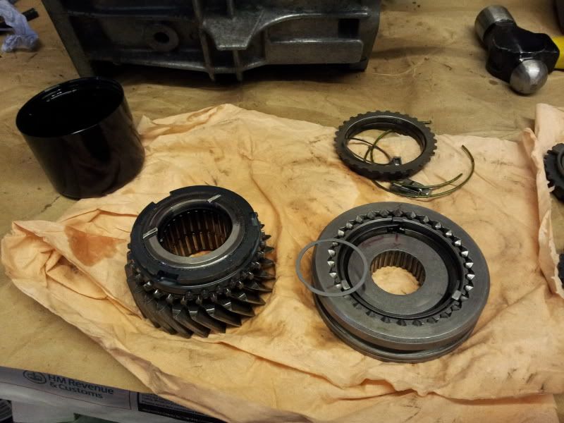 Borg Warner T5 - 3rd Gear, 3rd/4th Synchroniser Assembly rebuilt with new springs and strut keys