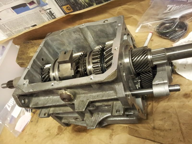 Borg Warner T5 - Counter or Cluster gear, as removed