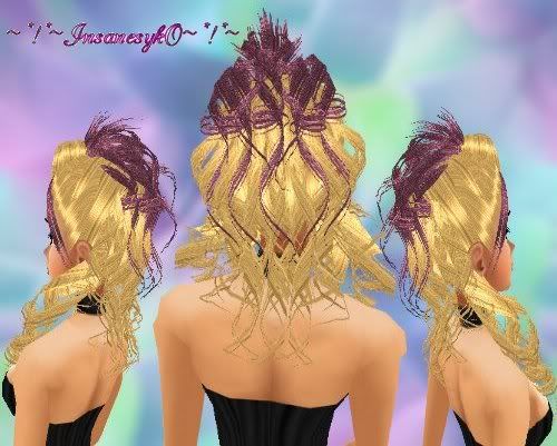 blonde and rose spiketop back