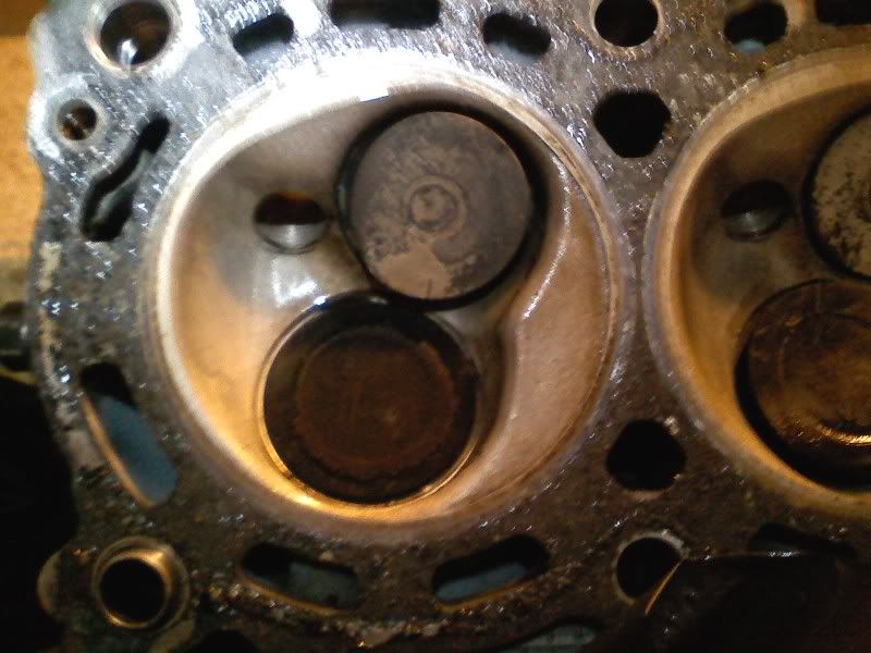 Got started on the burnt valve job today.... Suzuki Forums