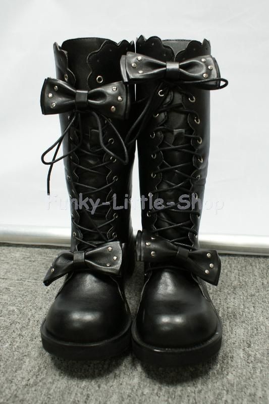 long emo boots