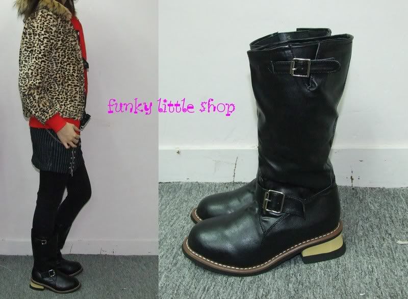 knee high emo boots