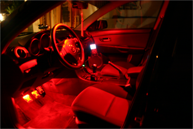 Red Out Interior Led Lights Mazda3 Forums The 1 Mazda
