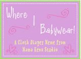 Where I Babywear Button