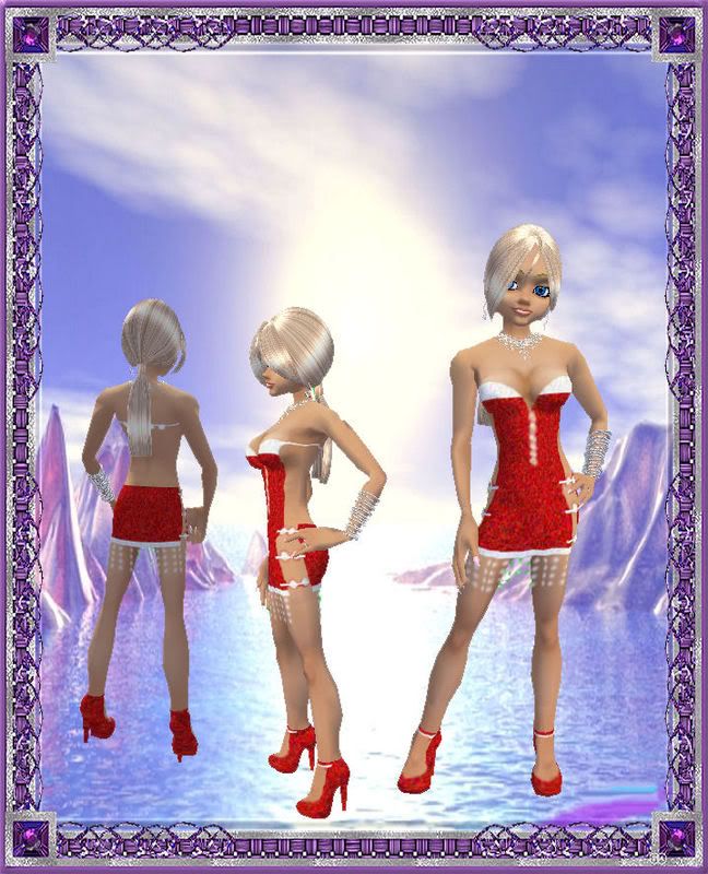 Uk Christmas Shimmer mini dress main pic