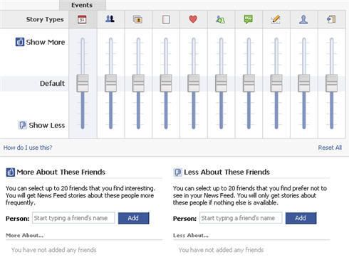 Facebook Feed Preferences