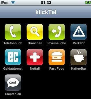 Klicktel iphone App