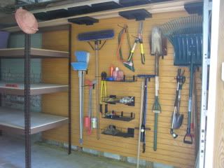 Finished Garage Wall