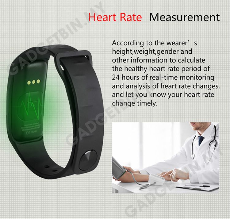 m8 smart band with heart rate & blood pressure monitor