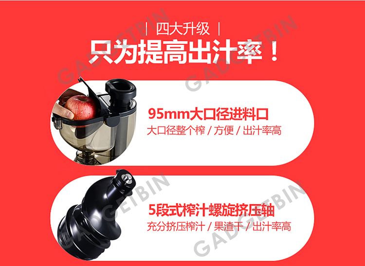 SKG A8 Multifunctional Whole Mouth Slow Juicer Extractor Machine Lazada