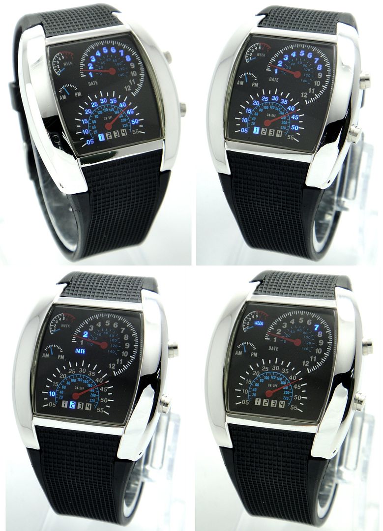 speedometer led watch