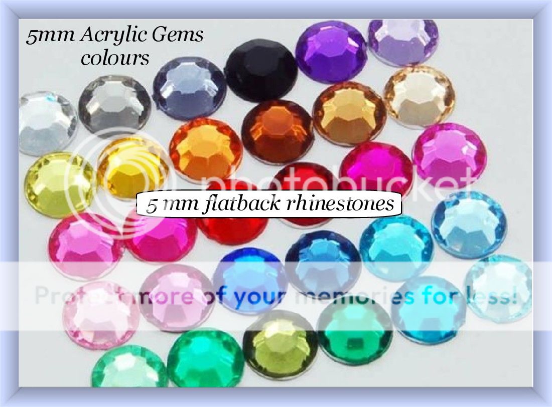 100 Acrylic LILAC Jewel Heart Gems Beads Flatback 6mm  