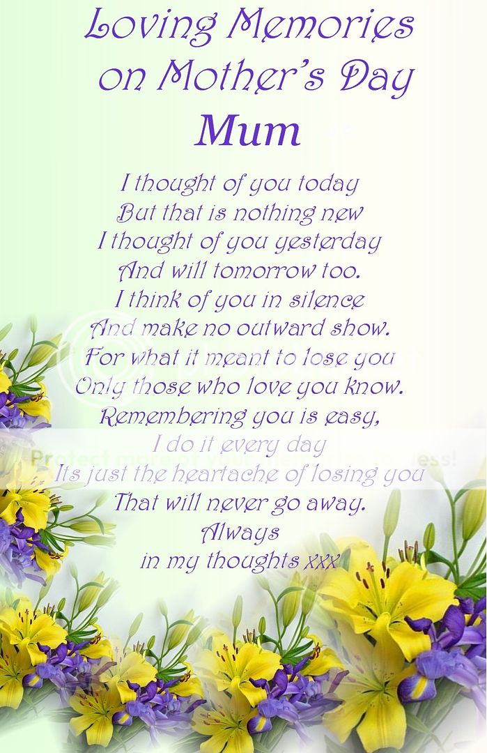 A+ Mother's Day Book no1 Bereavement Graveside Memorial Keepsake Card ...