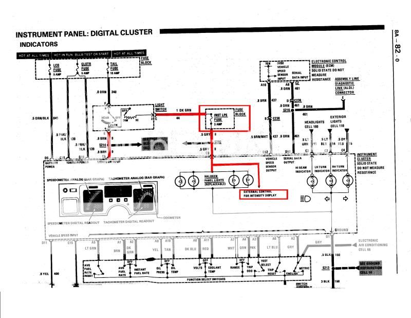 C4 instrument panel dimming completely out in the dark CorvetteForum