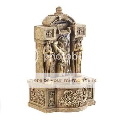 Classic Roman Italian Garden Water Table Fountain