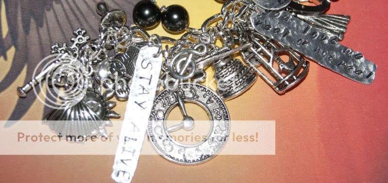   Trilogy Charm Bracelet ~ Katniss ~ Peeta ~ Gale ~ Mockingjay ~  