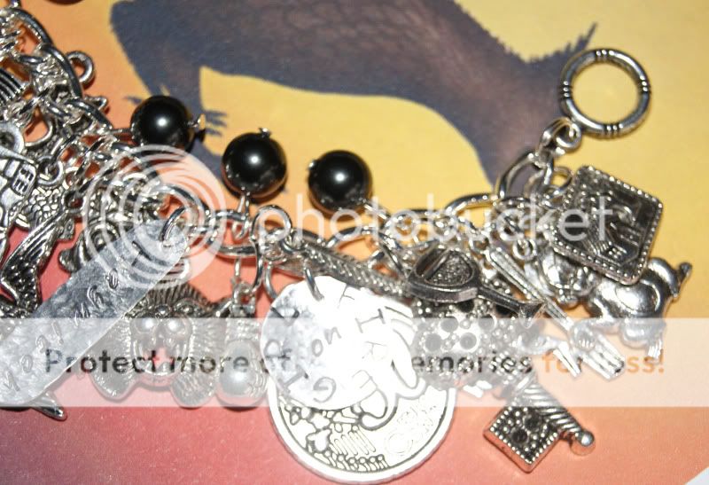   Trilogy Charm Bracelet ~ Katniss ~ Peeta ~ Gale ~ Mockingjay ~  