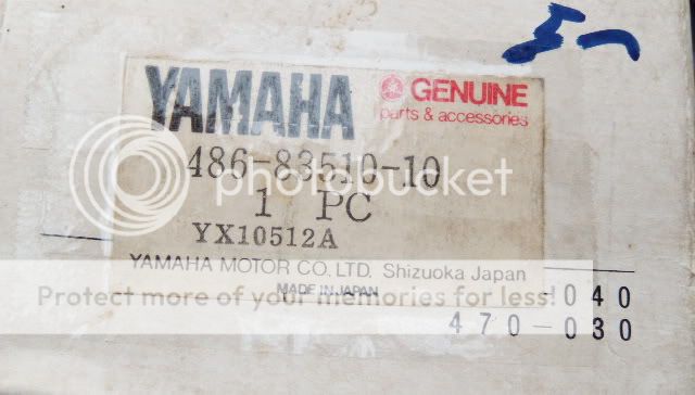 Yamaha DT100 X YZ125 C Speedometer Assy Nos486 83510 10  