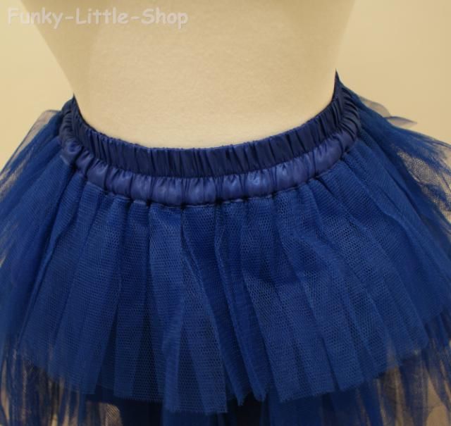 diy blue fairy tutu skirt gothic lolita punk rock Q003  