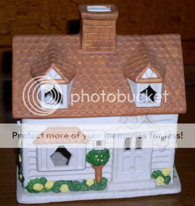 PartyLite Cottage Country House Tealight Holder  