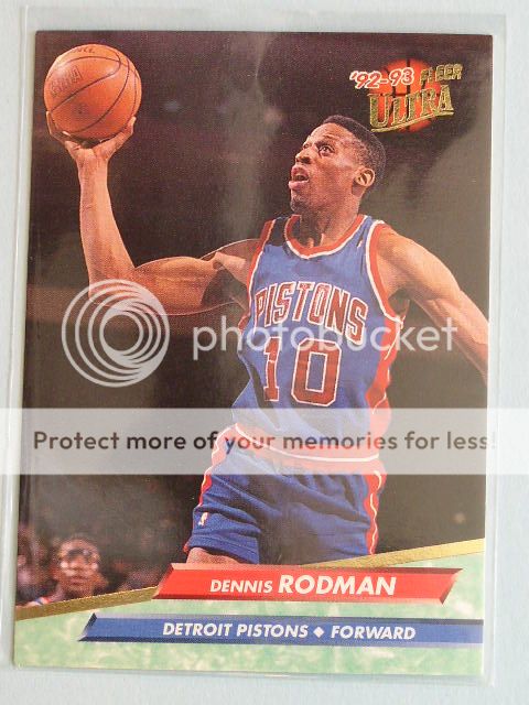 Dennis Rodman Detroit Pistons 1992 93 Fleer Ultra 58