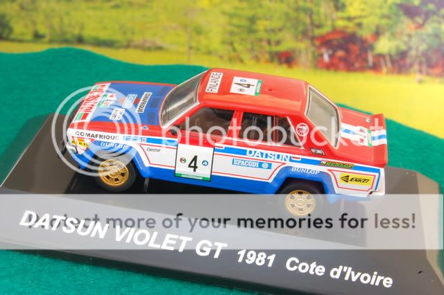 DATSUN VIOLET GT 1981 Cote dlvire #4   1/64 Rally Car   Brand New